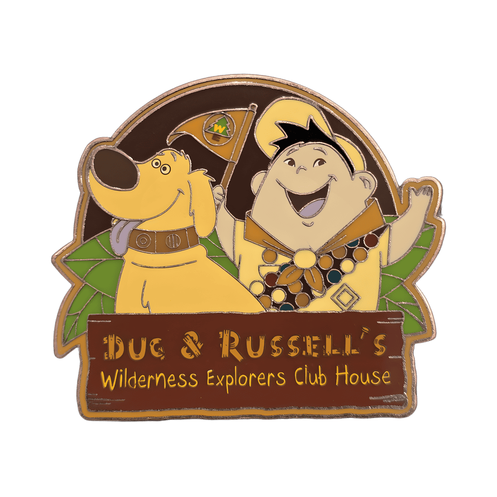 Dug & Russell's Wilderness Explorers Club House Disney pin