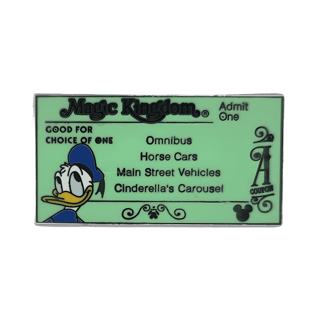 "A" Coupon Disney pin