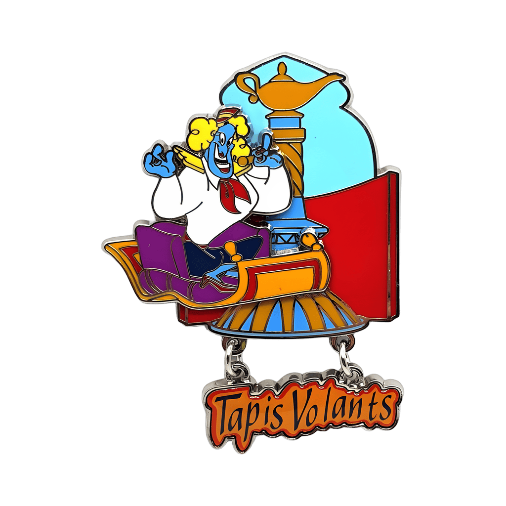 Stewardess Genie Riding Flying Carpets Disney pin