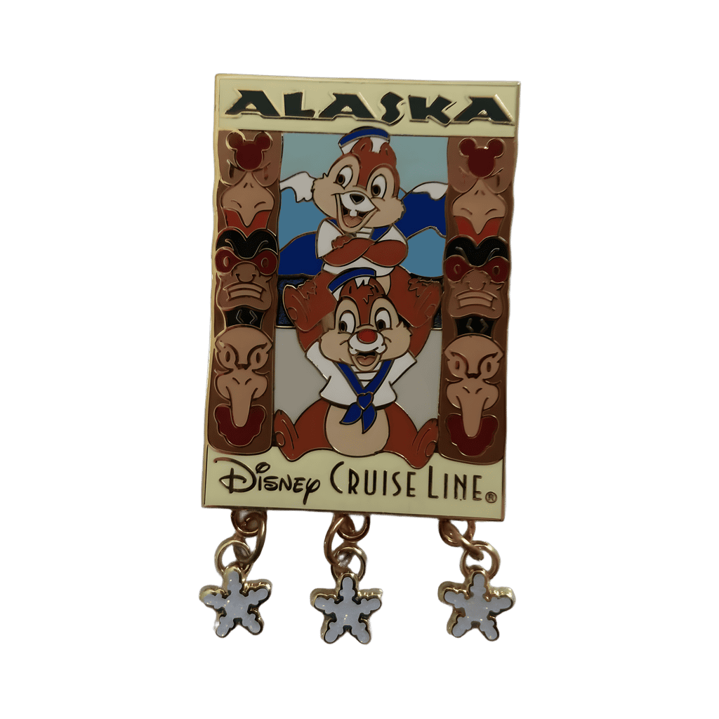 Inaugural Alaska Cruise - Chip and Dale Disney pin