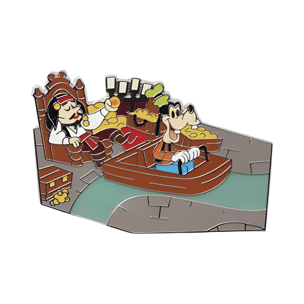Goofy and Jack Sparrow Disney pin