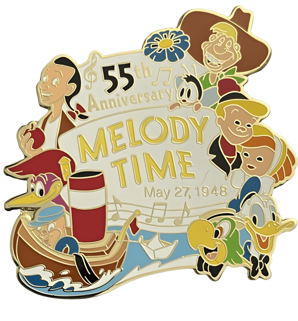 Melody Time May 27, 1948 Disney pin
