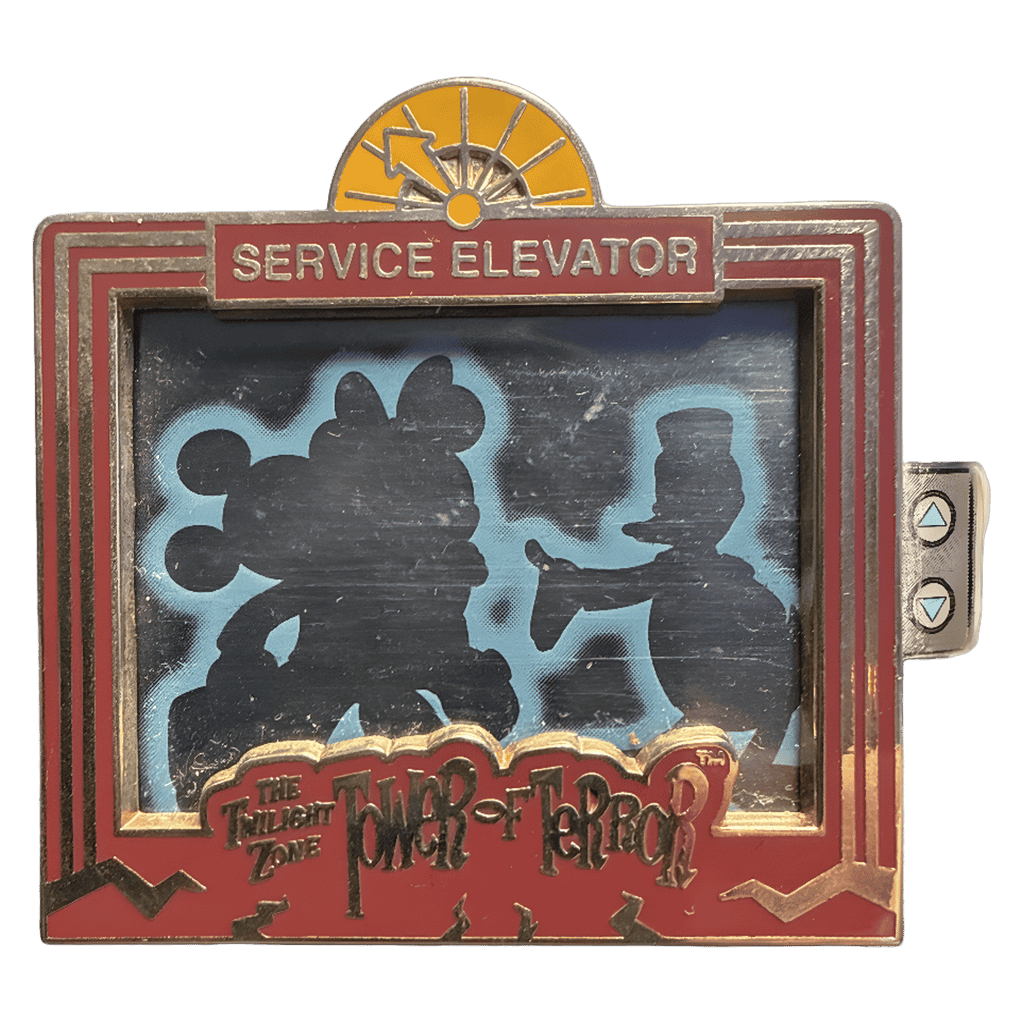 Tower of Terror Service Elevator Ghost Disney pin