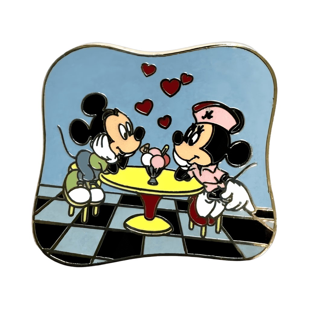 Dining Pin - Celebrate Love - Mickey & Minnie Sundae Disney pin