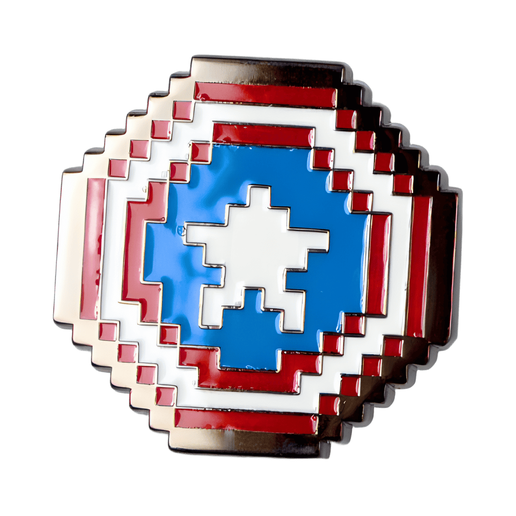 Pixel Shield Disney pin