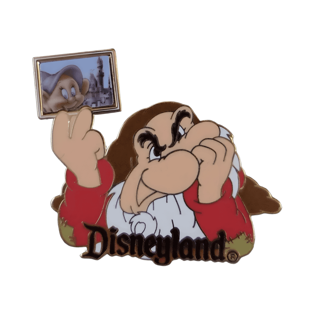 Grumpy with Photo of Dopey Disney pin