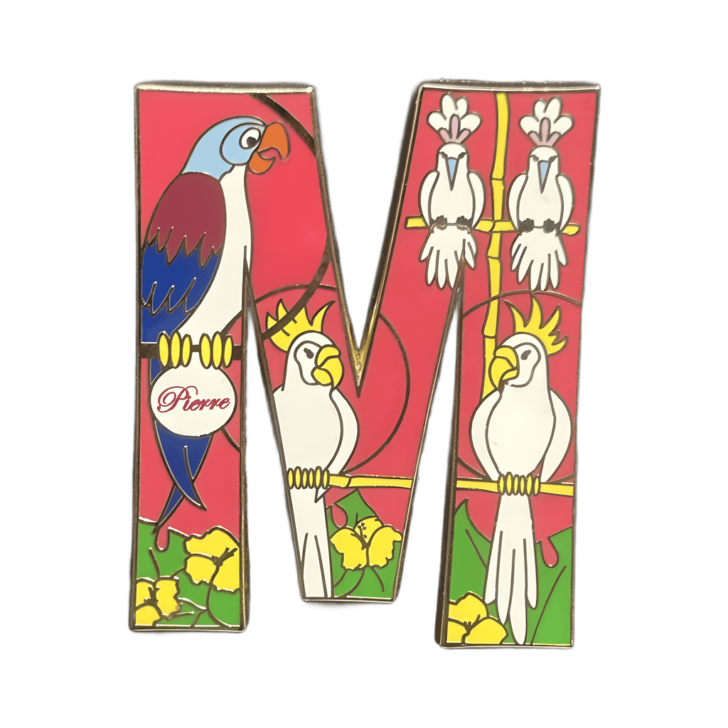 Tiki Room Letters Boxed Set - Letter M Disney pin