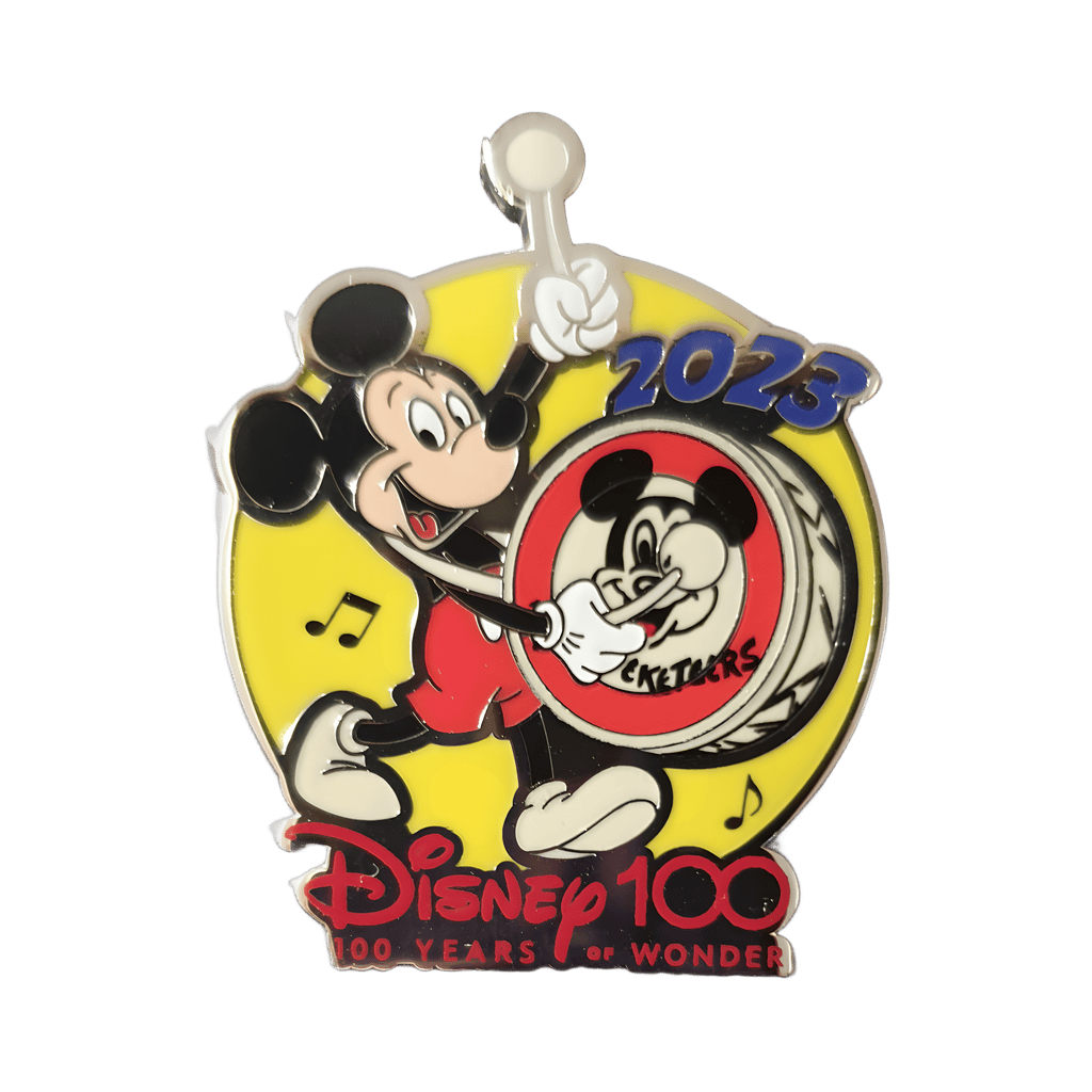 Mickey Mouse Banging Mouseketeers Drum Disney pin