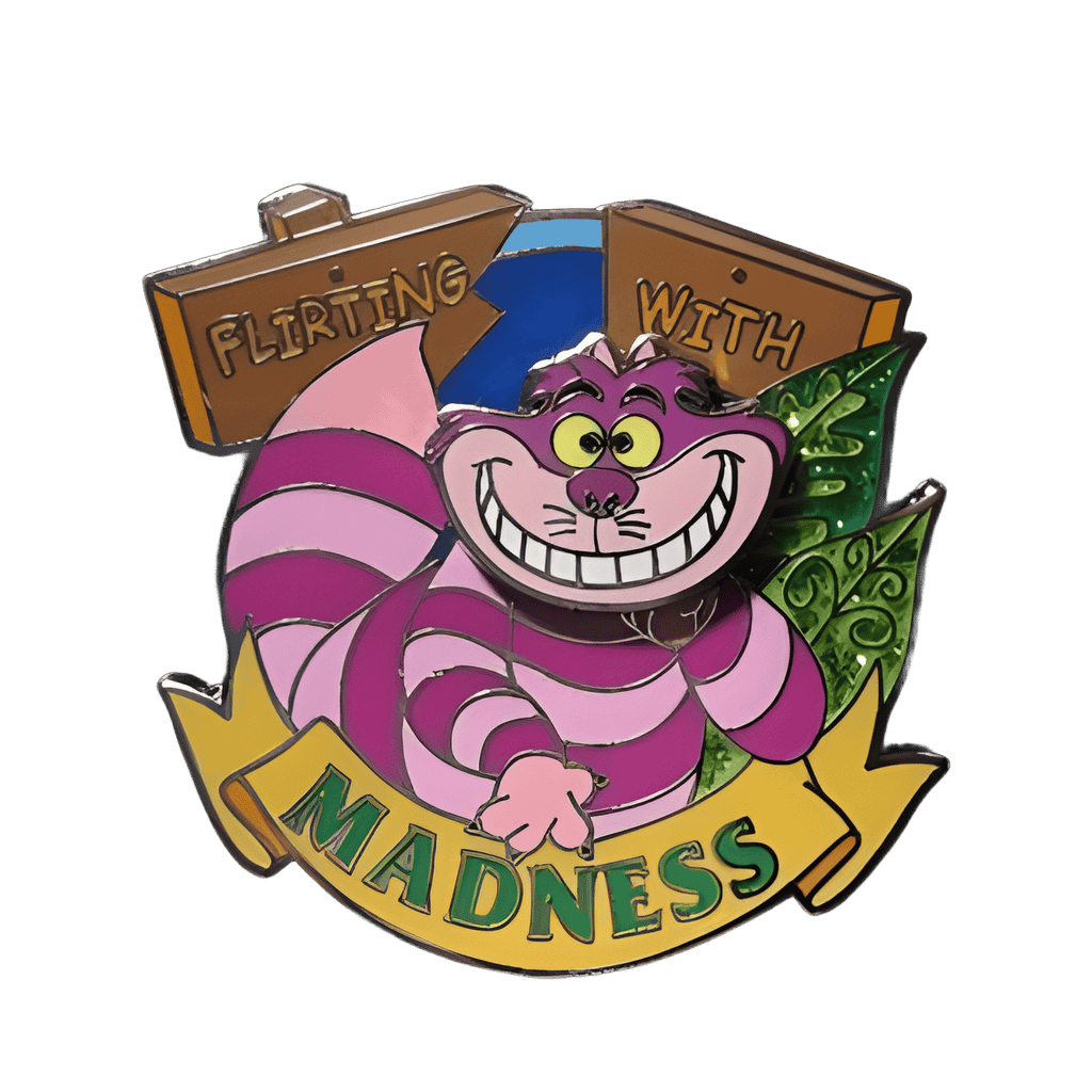 Flirting with Madness Spinner - Cheshire Cat Disney pin