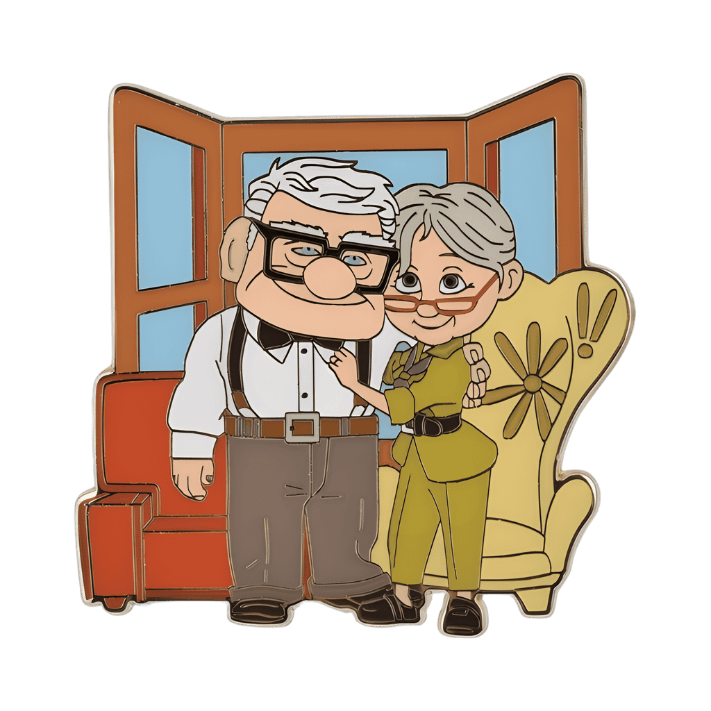 Older Carl & Ellie Disney pin