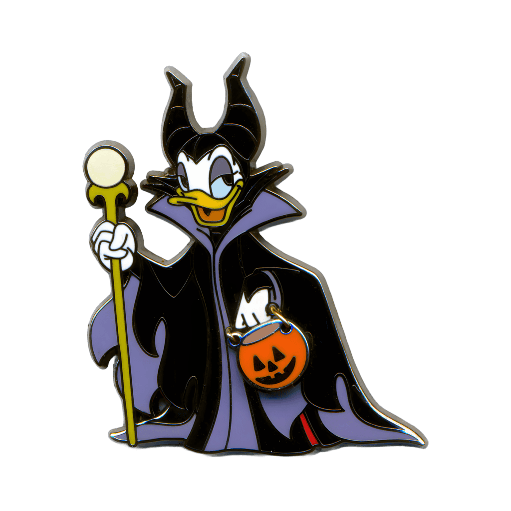 Daisy Duck dressed as Maleficent Disney pin