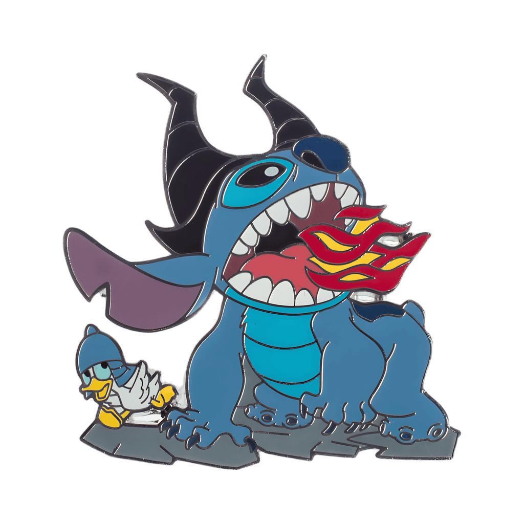 Stitch as Dragon Disney pin