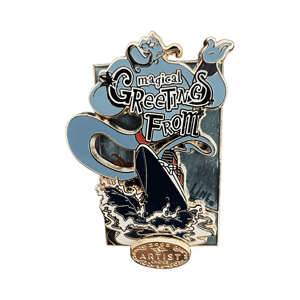 Genie- Magical Greetings from - Artist Choice Disney pin