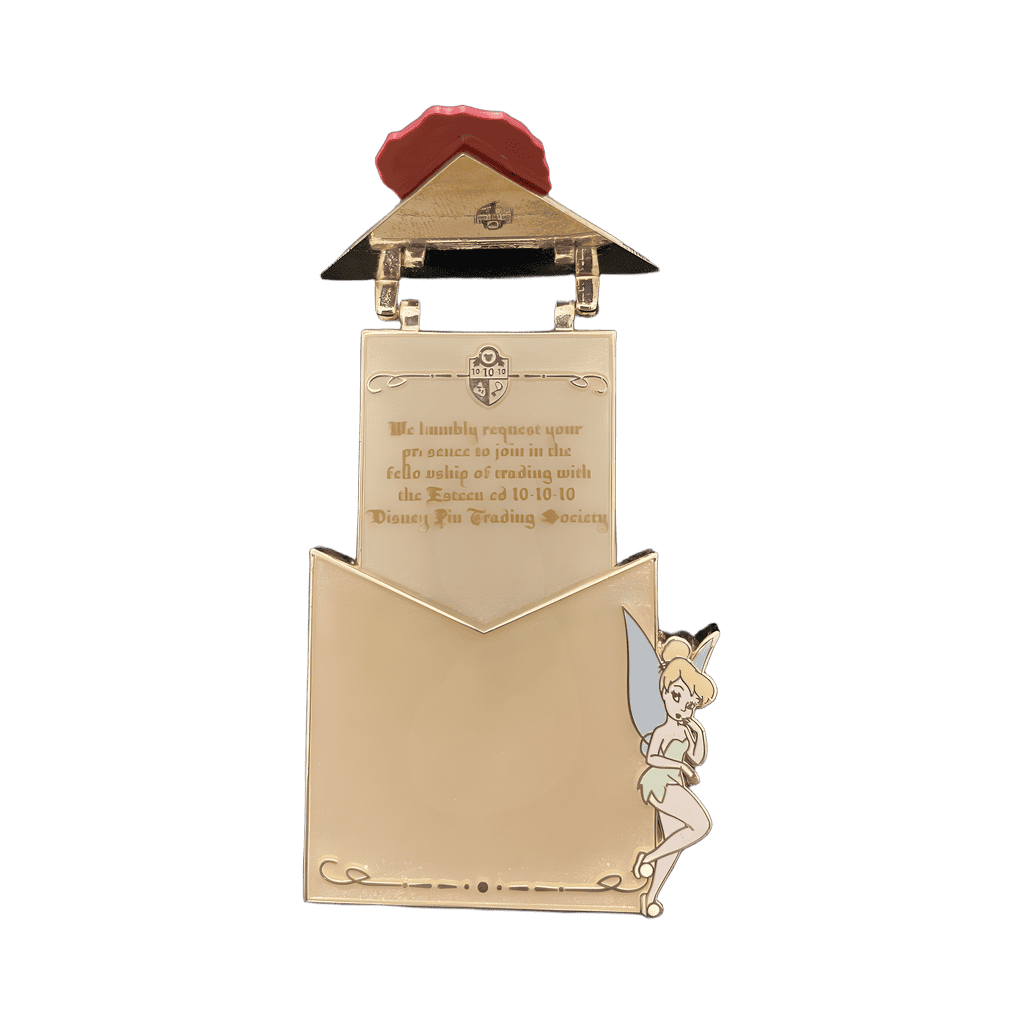 10-10-10 Tinkerbell Letter Invitation Disney pin