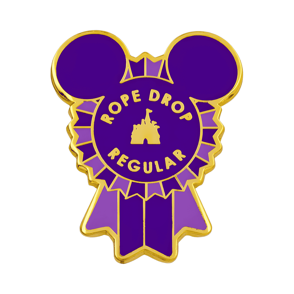 Rope Drop Regular Purple Ribbon Disney pin