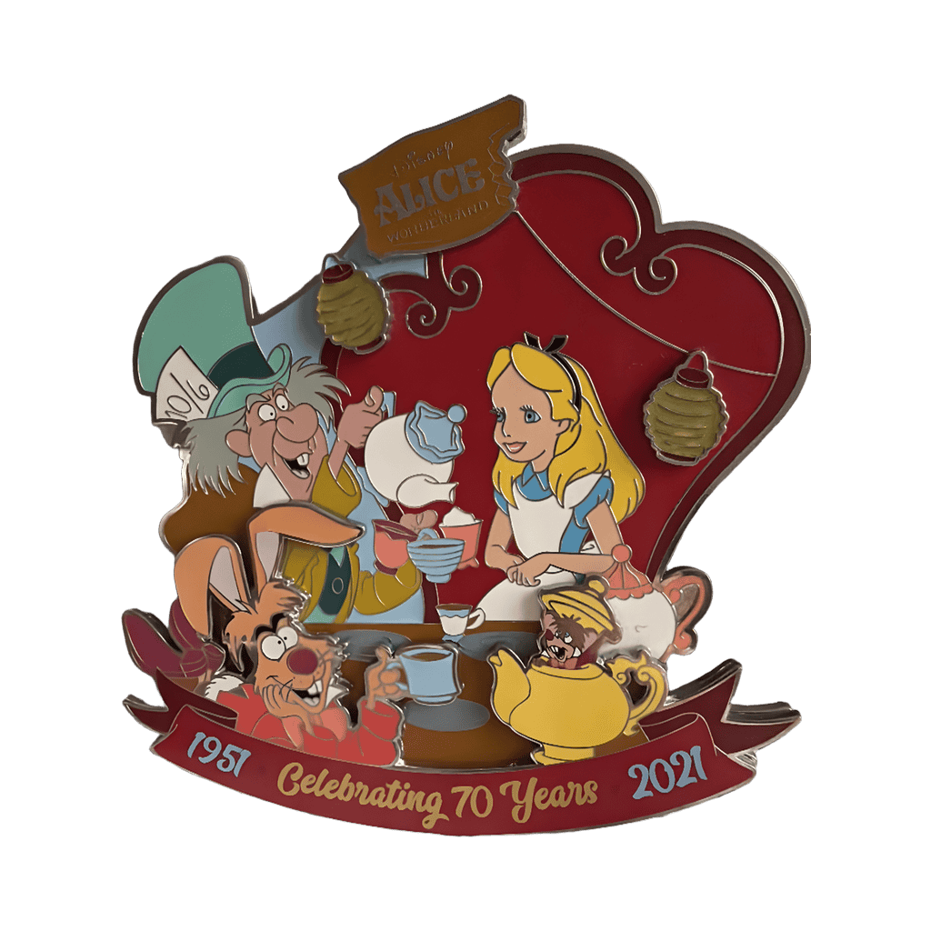 Alice in Wonderland 70th Anniversary Disney pin