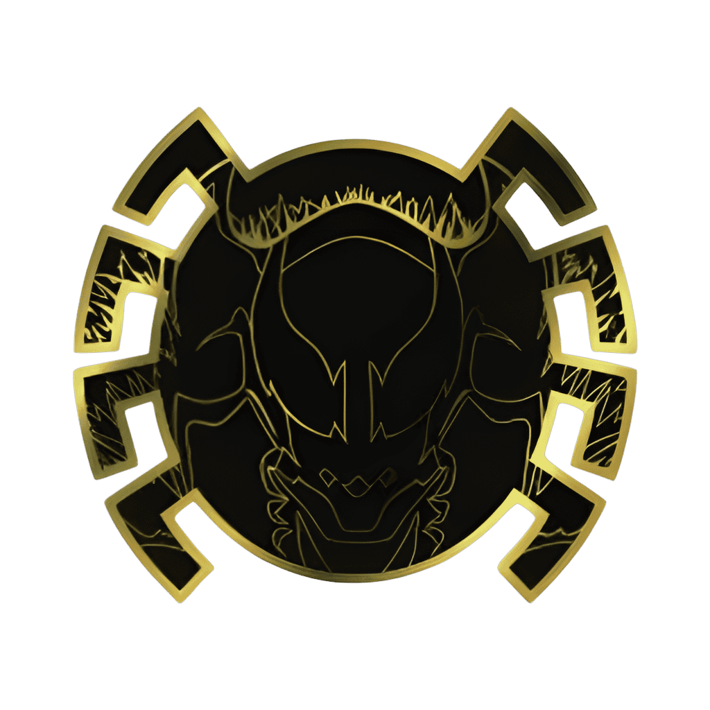 Gold SymbioteT (Y848) Disney pin