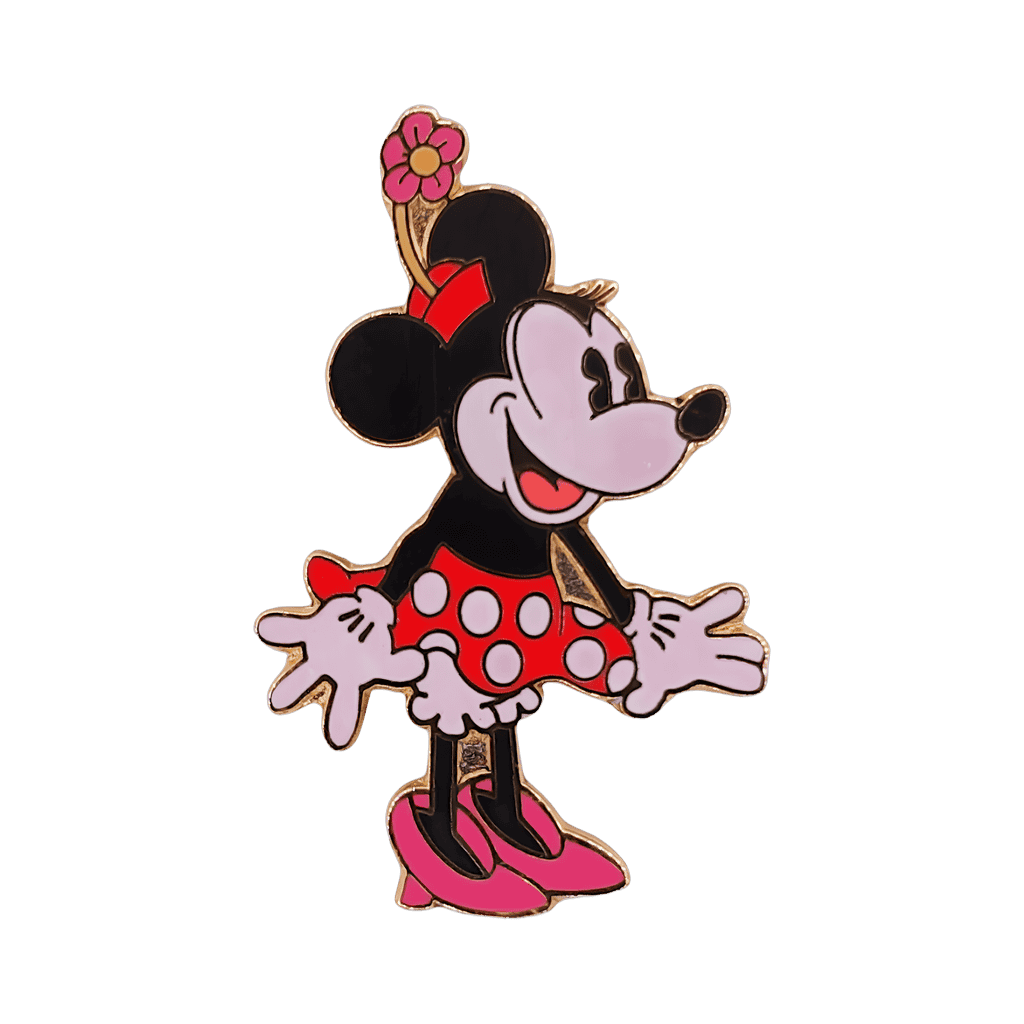 Classic Minnie Mouse With Pink Shoes - Facing Right Disney pin