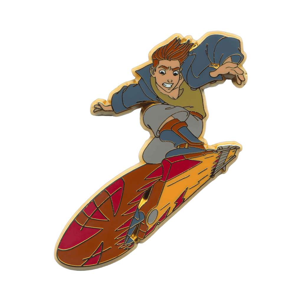 Jim Hawkins Riding his Solar Surfer Disney pin