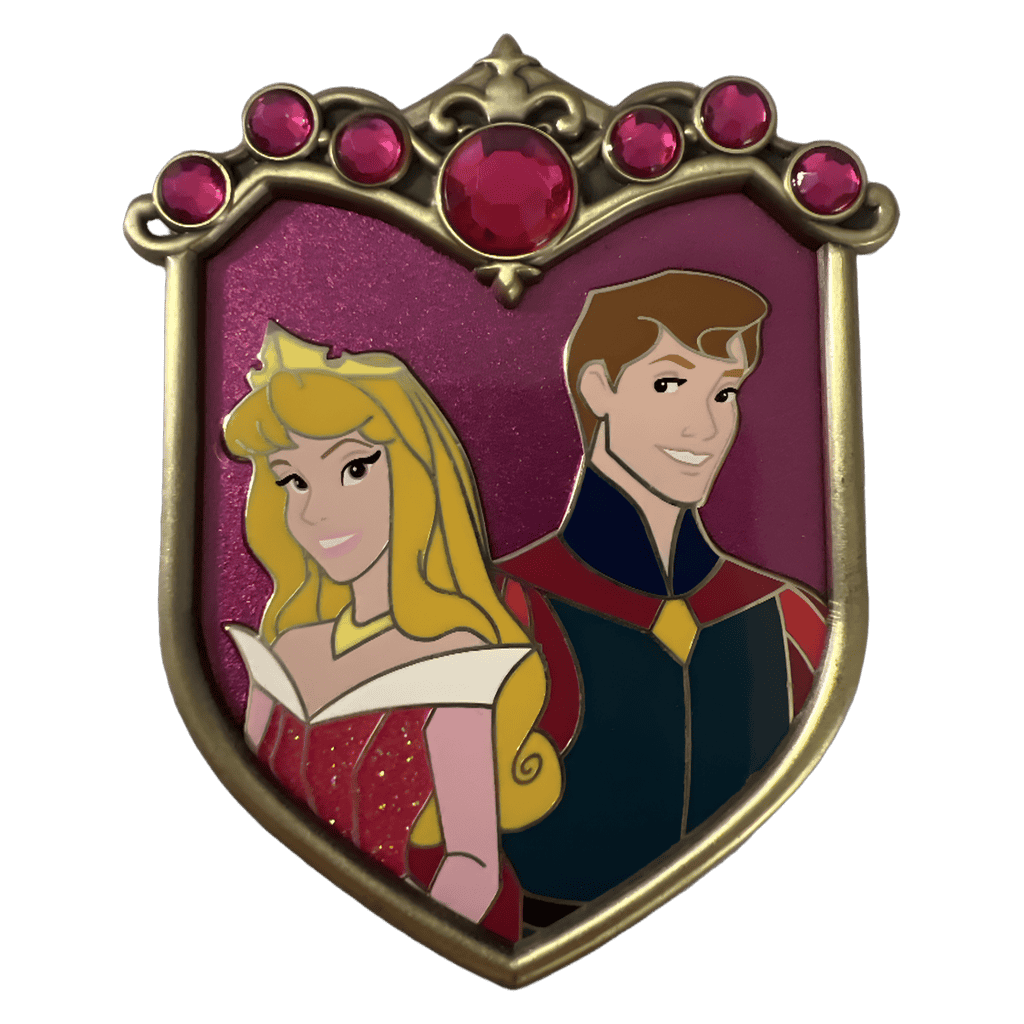 Aurora in Pink and Phillip Disney pin