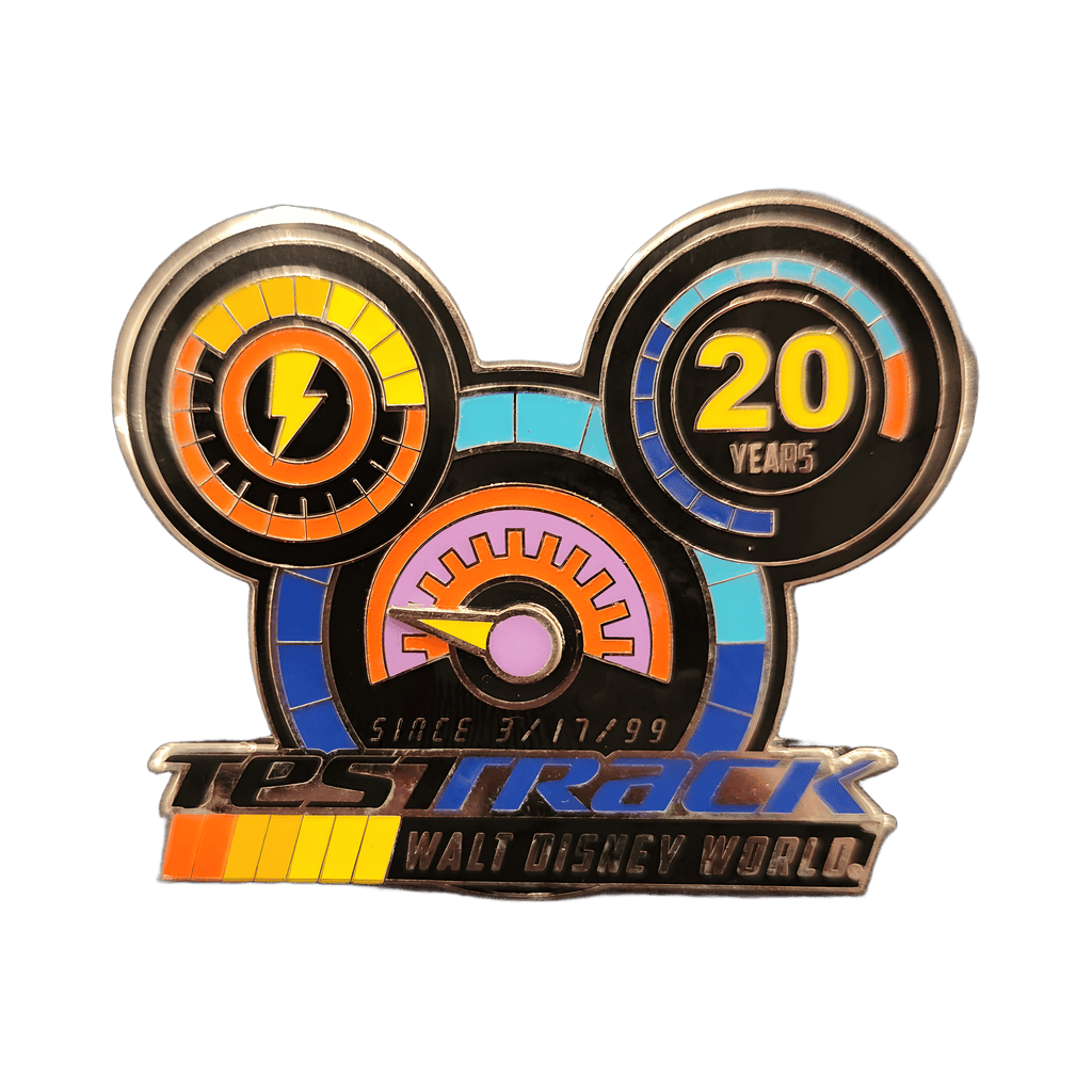 Test Track 20th Anniversary Disney pin