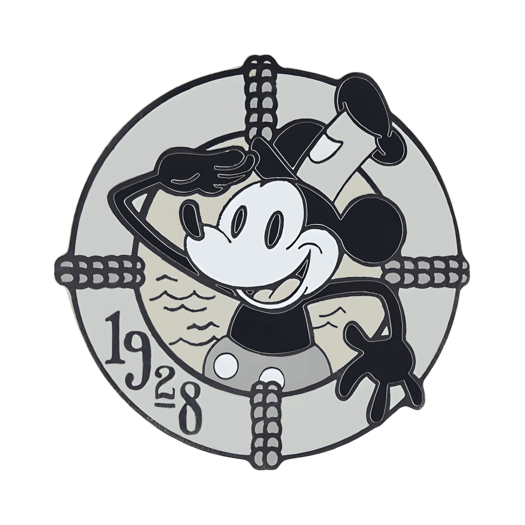 Steamboat Willie 1928 Life Ring Portrait Disney pin