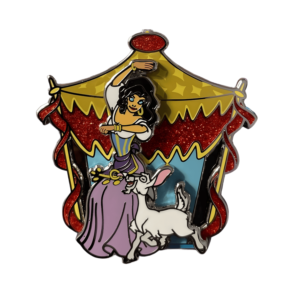 Esmeralda and Djali Dancing Disney pin