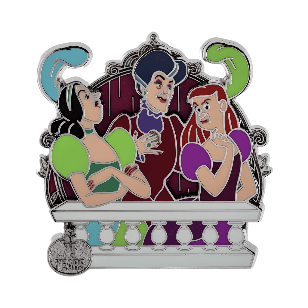 Drizella, Lady Tremaine, and Anastasia Disney pin