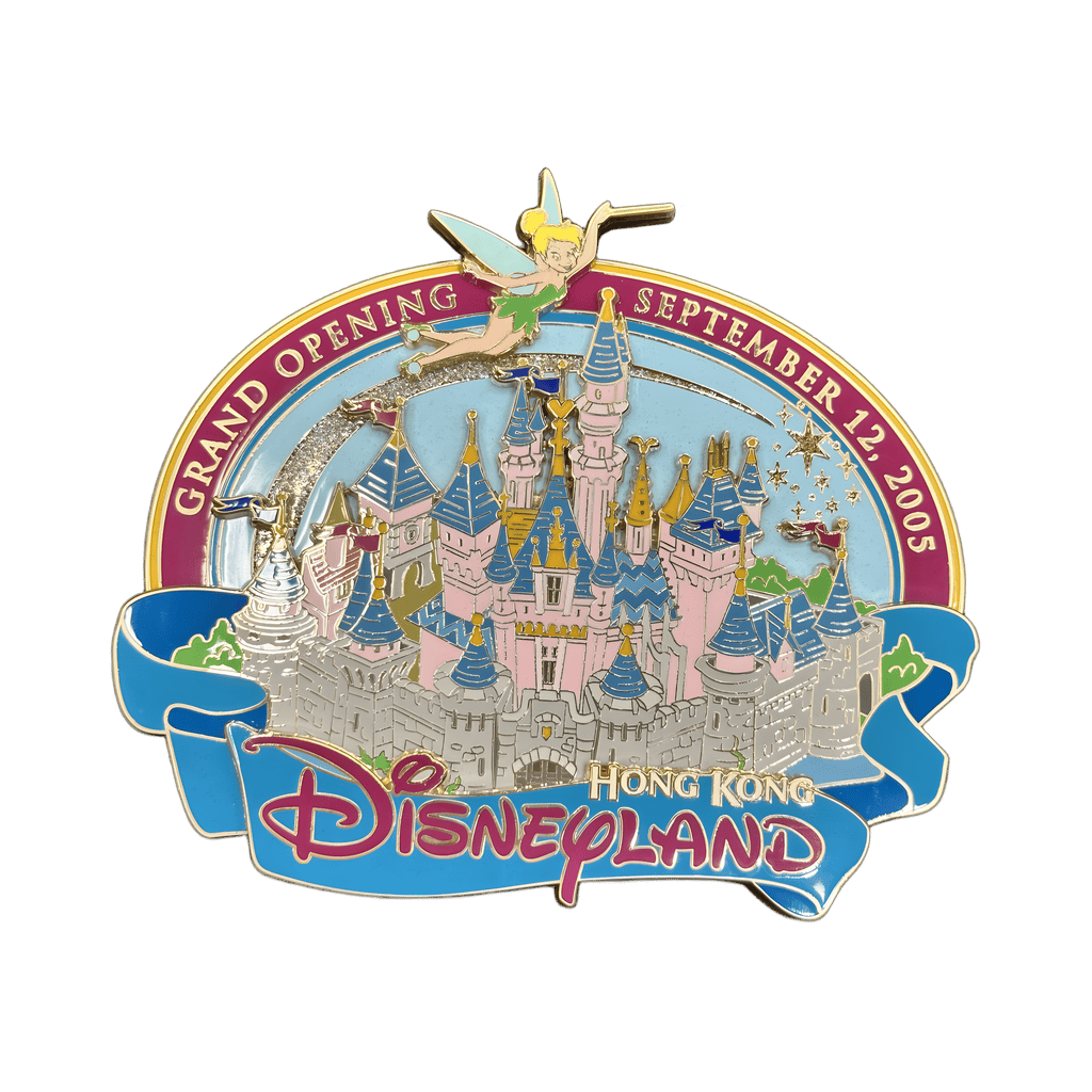 Tinker Bell and Sleeping Beauty Castle Jumbo Disney pin