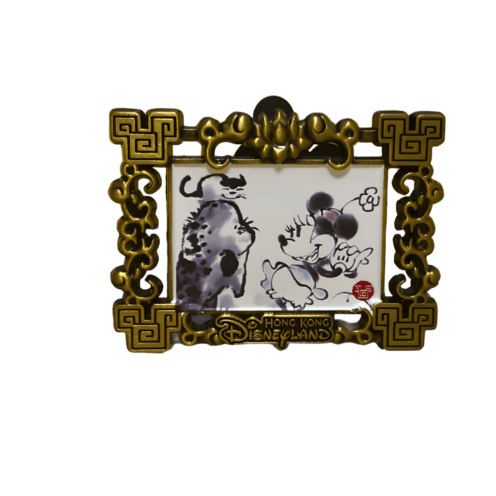 Minnie & cat Disney pin