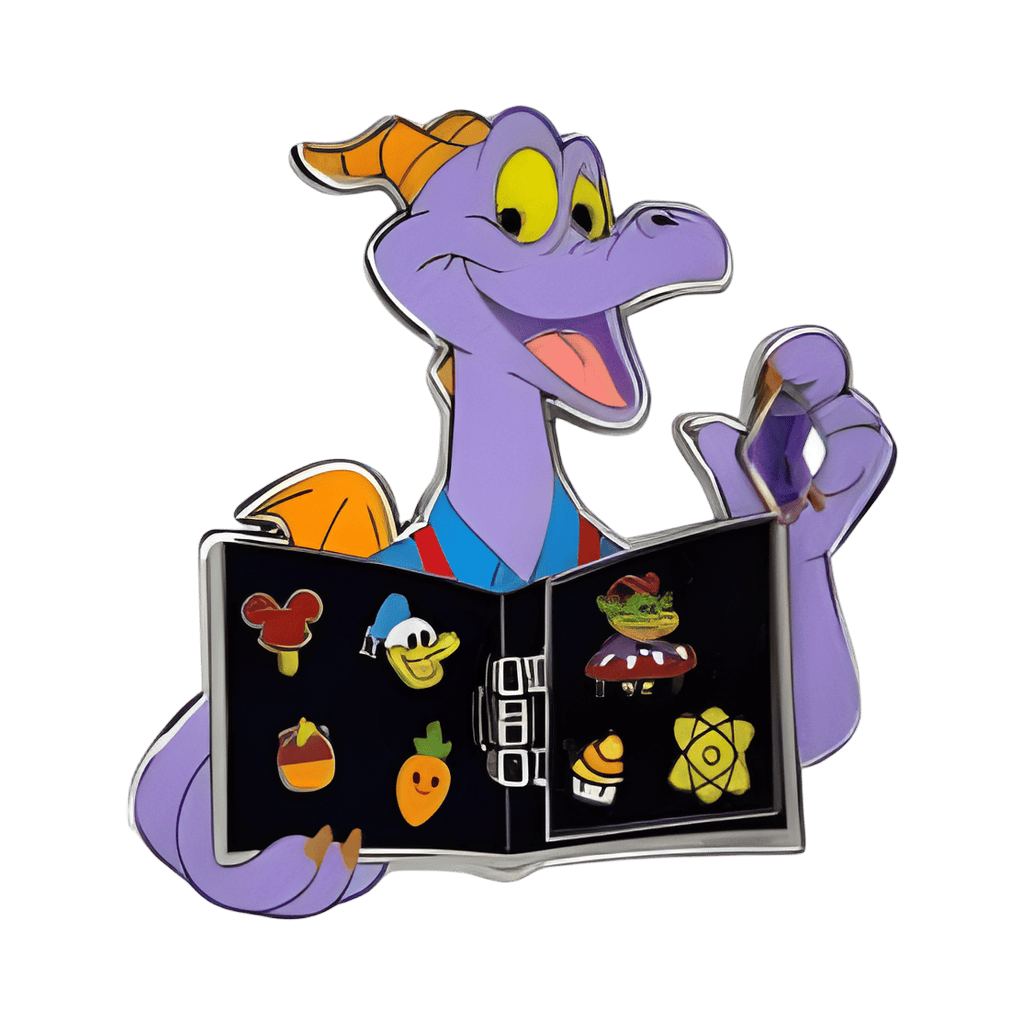 Figment with Pin Book Disney pin