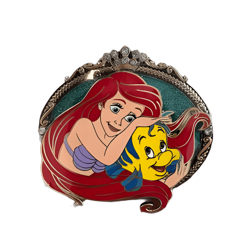 Ariel & Flounder Disney pin