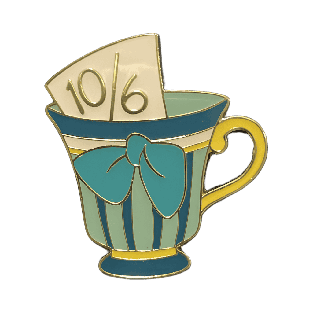 Mad Hatter Tea Cup Disney pin
