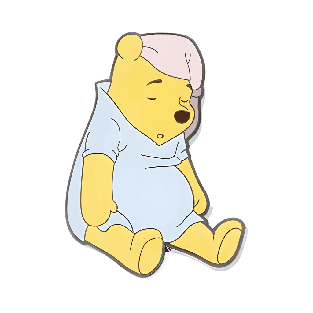 Pooh Sleeping Disney pin
