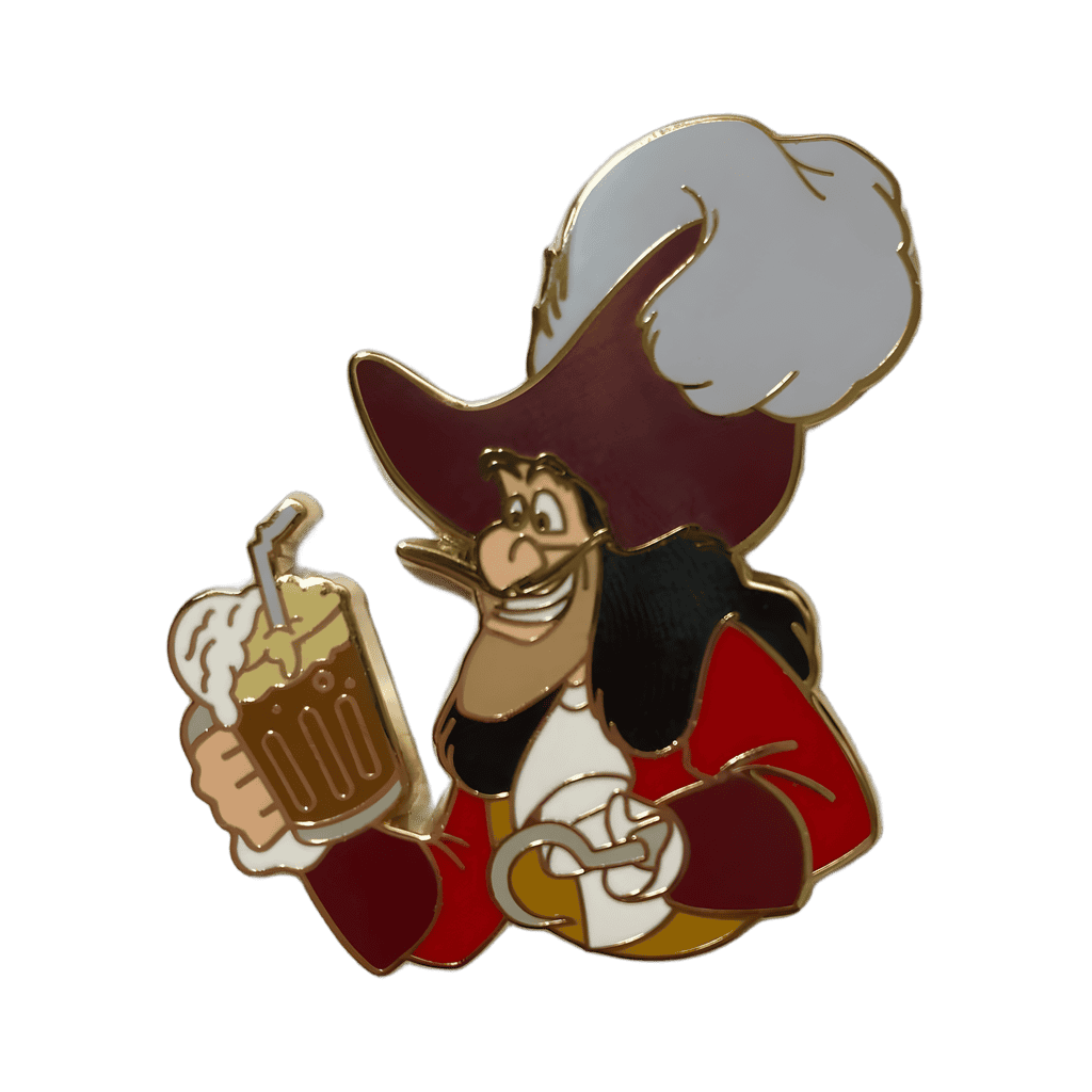 Captain Hook Disney pin