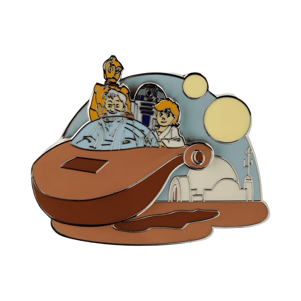 Luke Skywalker and Friends Disney pin
