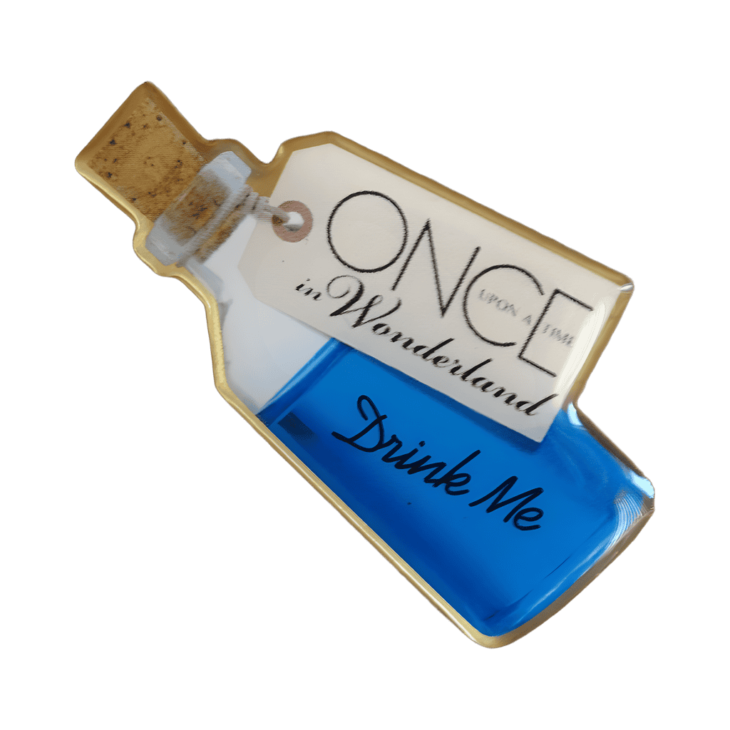 “Drink Me” Bottle with Logo Tag Disney pin