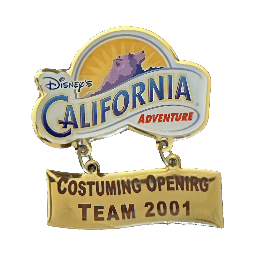 Costume Opening Team 2001 (ERROR) Disney pin