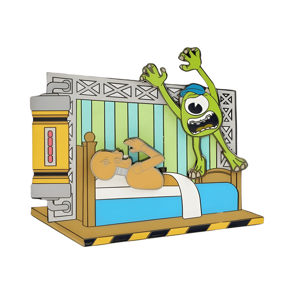 Monsters University Scare Games Sliding Pin Disney pin