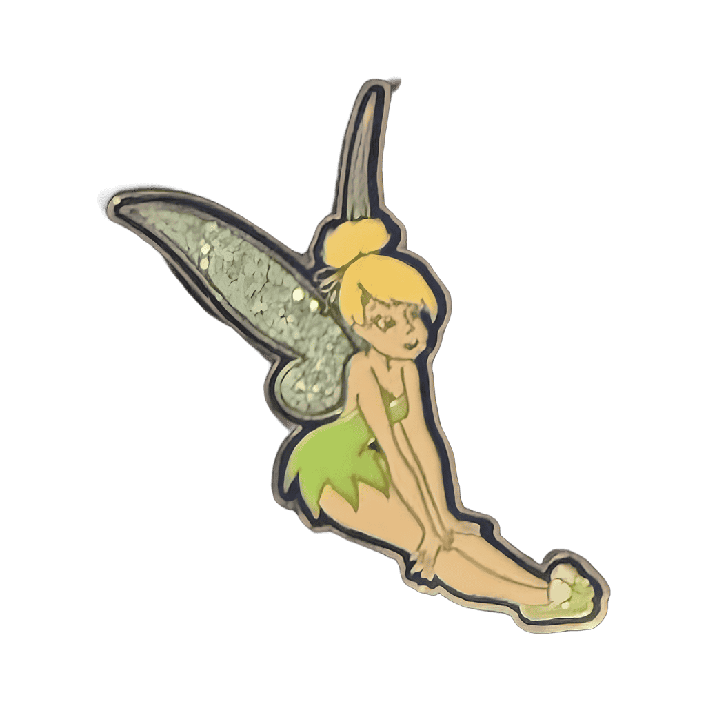 2004 Tinker Bell Sitting with Glitter Wings Disney pin
