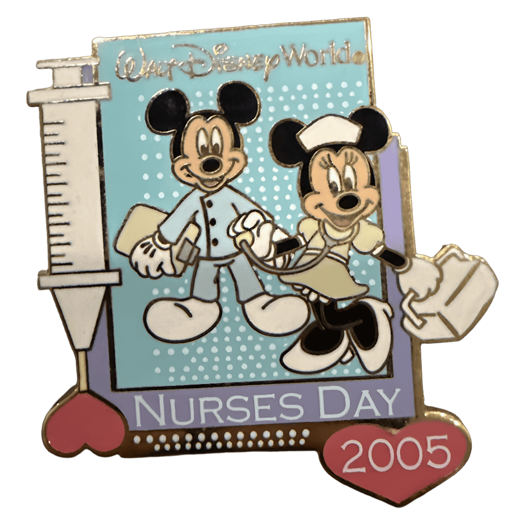 WDW Mickey Minnie nurses day 2005 Disney pin