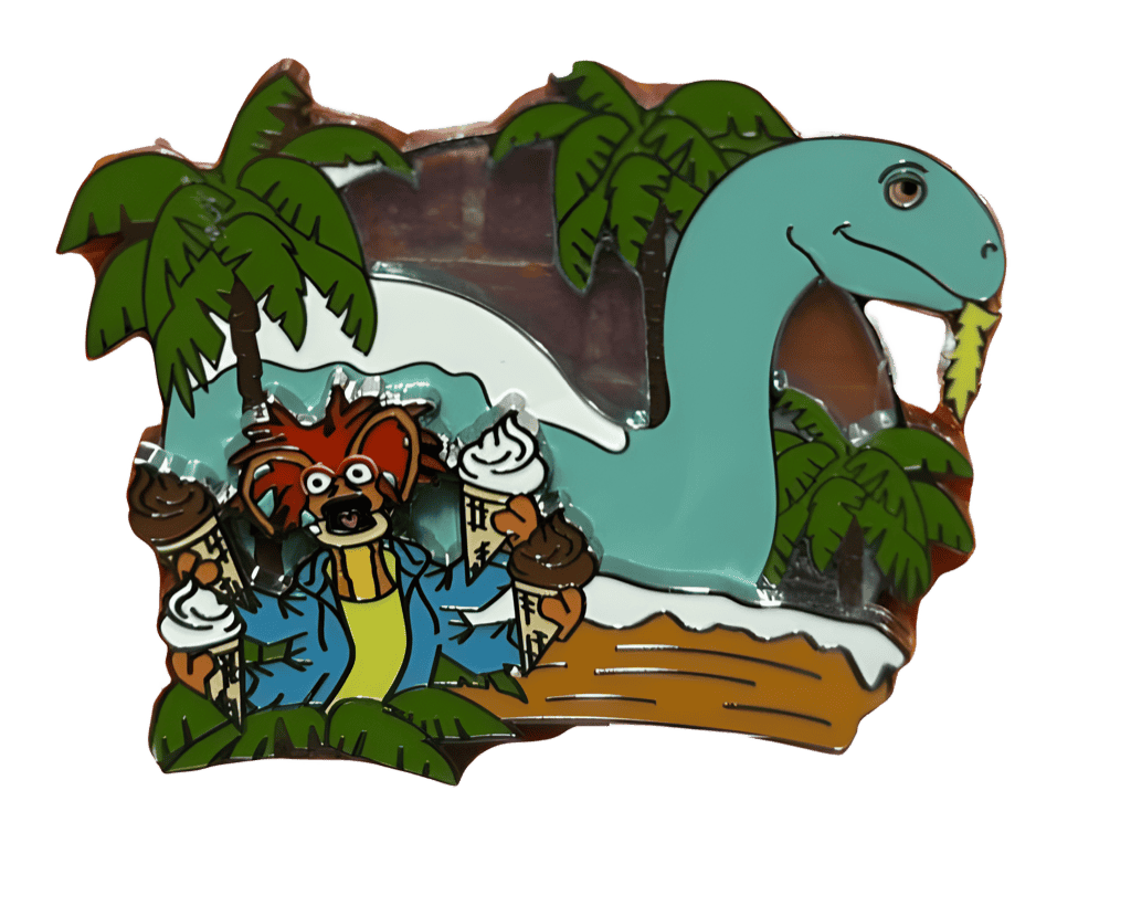 Pepe with Gertie the Dinosaur Disney pin