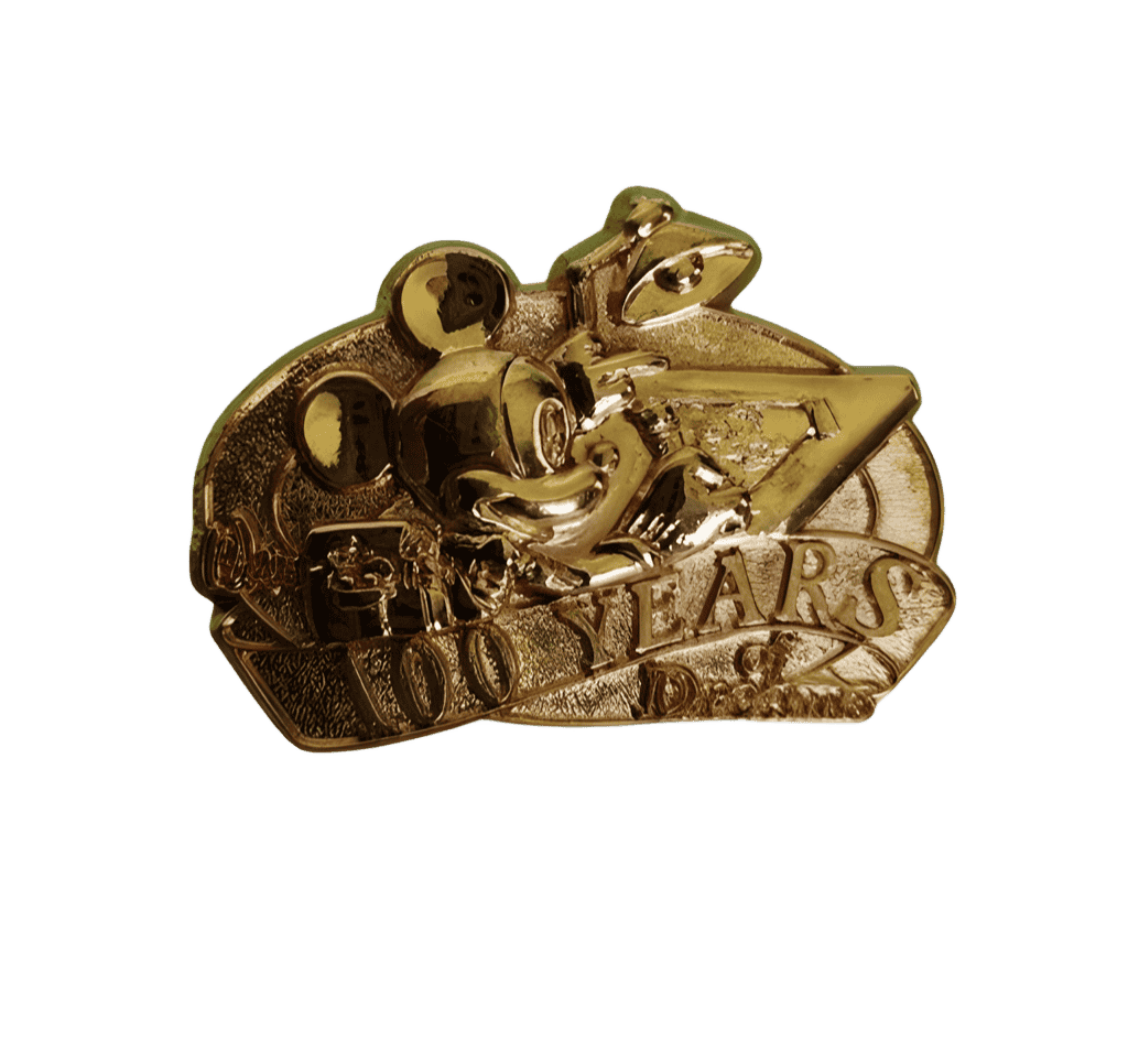 Walt and Mickey 100 Years Logo Disney pin
