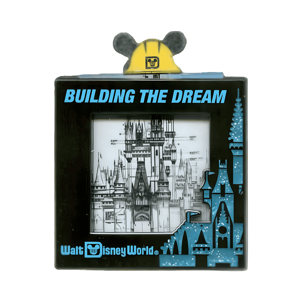 Building the Dream Castle Slider Disney pin