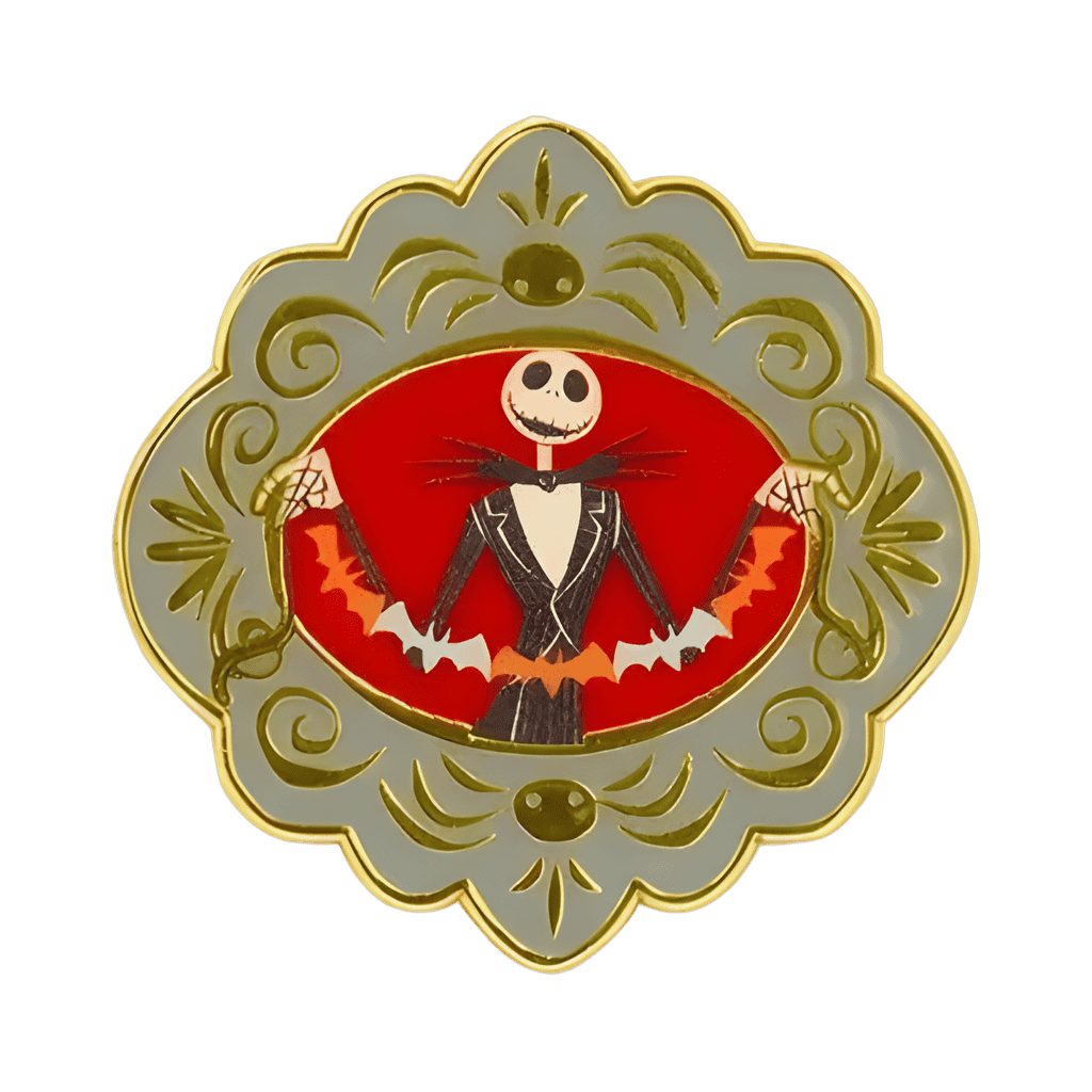 Jack with bat garland Disney pin