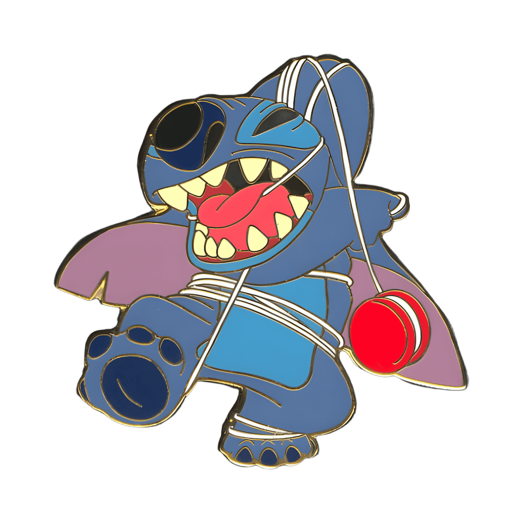 Stitch with yo-yo Disney pin