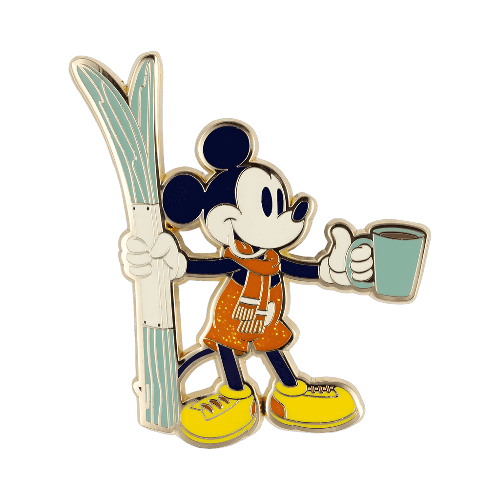 Mickey Mouse Ski Lodge Disney pin