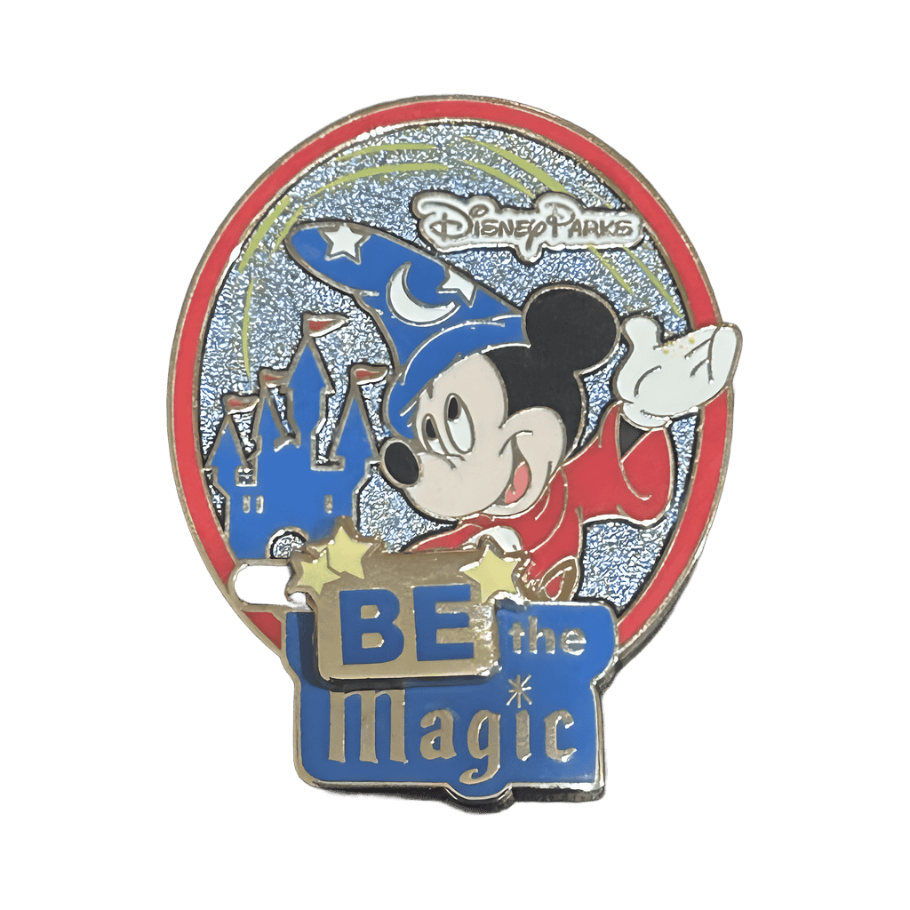 Disney Parks “Be the Magic”/“Believe the Magic” slider with Sorcerer Mickey Disney pin