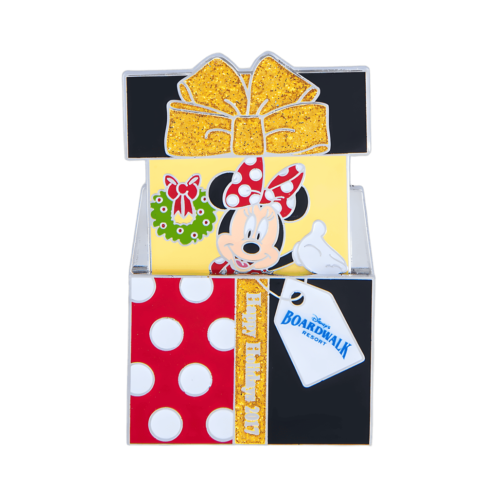 Boardwalk Inn Resort - Minnie Mouse Gift Box Disney pin