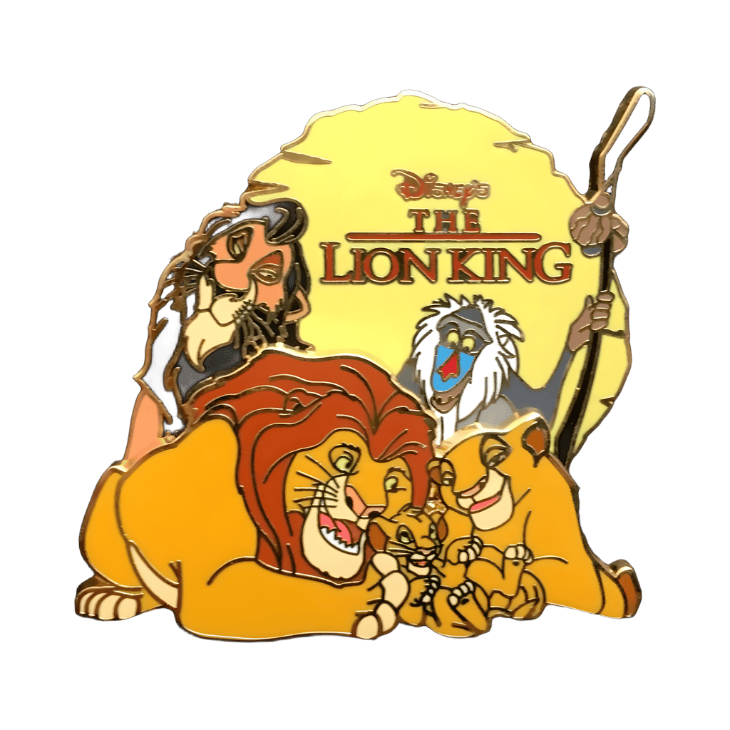 Disney's The Lion King - Scar, Mufasa, Rafiki, Simba and Sarabi Disney pin